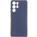 Чехол TPU GETMAN Liquid Silk Full Camera для Samsung Galaxy S22 Ultra (Синий / Midnight Blue)