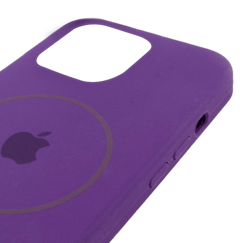 Чехол Silicone Case Full Protective (AA) with Magnetic Safe для Apple iPhone 11 Pro Max (6.5") (Фиолетовый / Amethyst) в магазине vchehle.ua