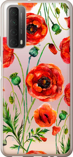 

Чохол Намальовані маки на Huawei P Smart 2021 1633999