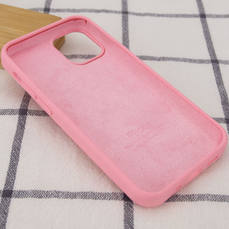 Фото Чохол Silicone Case Full Protective (AA) на Apple iPhone 14 (6.1") (Рожевий / Light pink) в маназині vchehle.ua