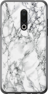 Чехол Мрамор белый для Meizu 15
