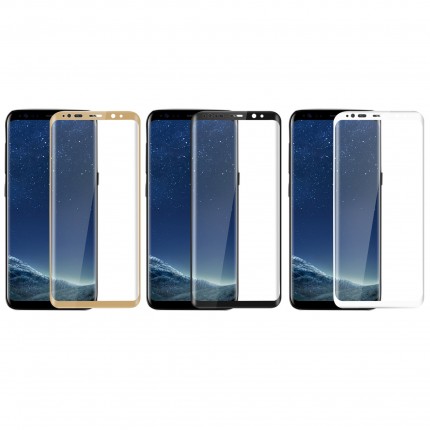 Защитное стекло Artis 2.5D CP+ на весь экран (цветное) для Samsung G955 Galaxy S8 Plus