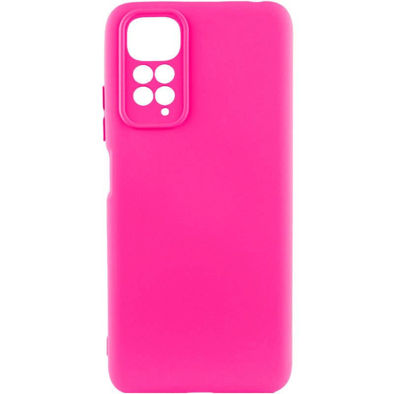 Чохол Silicone Cover Lakshmi Full Camera (AAA) на Xiaomi Redmi Note 11 (Global) / Note 11S (Рожевий / Barbie pink)