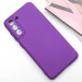 Фото Чехол Silicone Cover Lakshmi Full Camera (A) для Samsung Galaxy S21 FE (Фиолетовый / Purple) на vchehle.ua