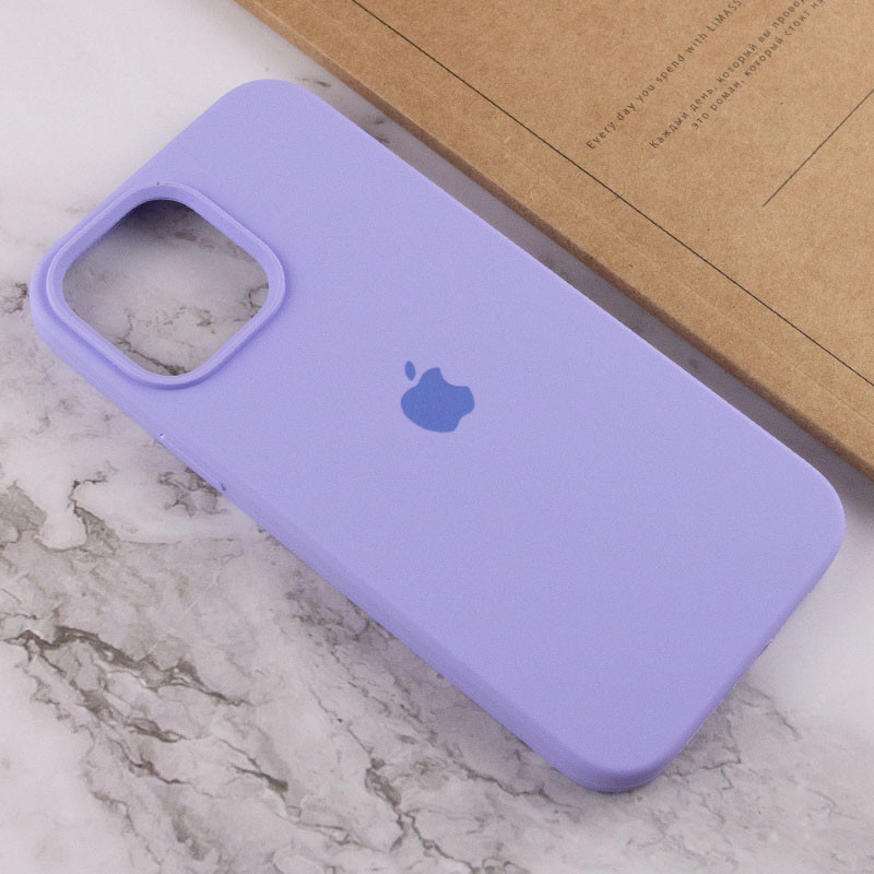 Чохол Silicone Case Full Protective (AA) на Apple iPhone 14 (6.1") (Бузковий / Dasheen) в магазині vchehle.ua