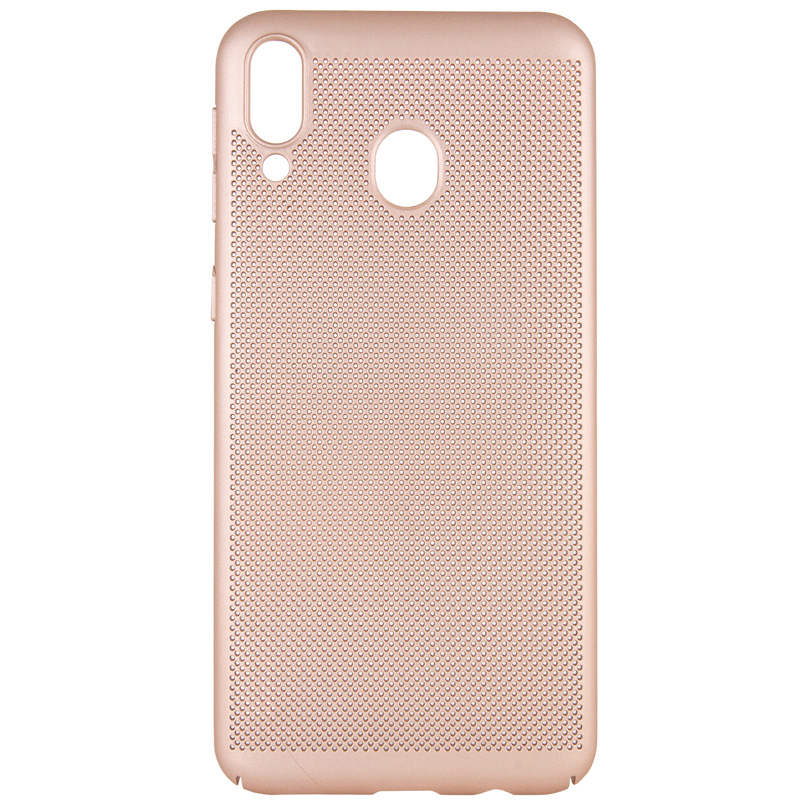 

Ультратонкий дышащий чехол Grid case для Samsung Galaxy M20 (Золотой) 707748