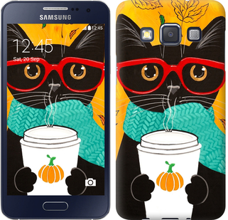 

Чохол Осінній кіт на Samsung Galaxy A3 A300H 580847