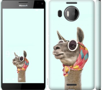 

Чехол Модная лама для Microsoft Lumia 950 XL Dual Sim 753507