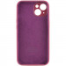 Фото Чехол Silicone Case Full Camera Protective (AA) для Apple iPhone 14 (6.1") (Бордовый / Plum) на vchehle.ua