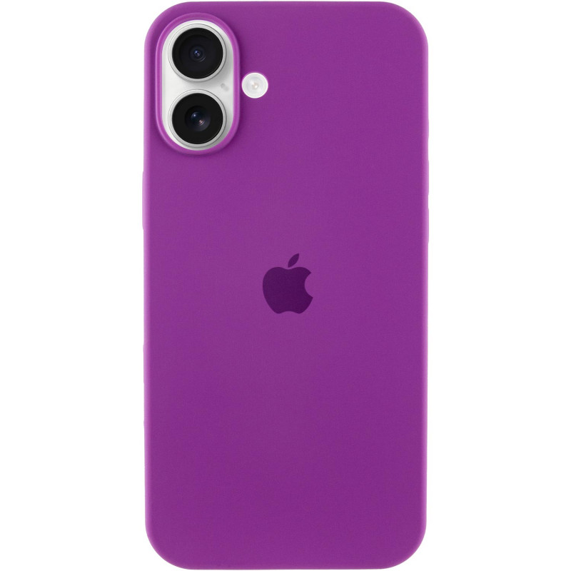 Чохол Silicone Case Full Protective (AA) на Apple iPhone 16 (6.1") (Фіолетовий / Grape)