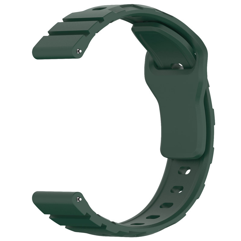 Фото Силіконовий ремінець Defense для Smart Watch 20mm (Pine green) в маназині vchehle.ua