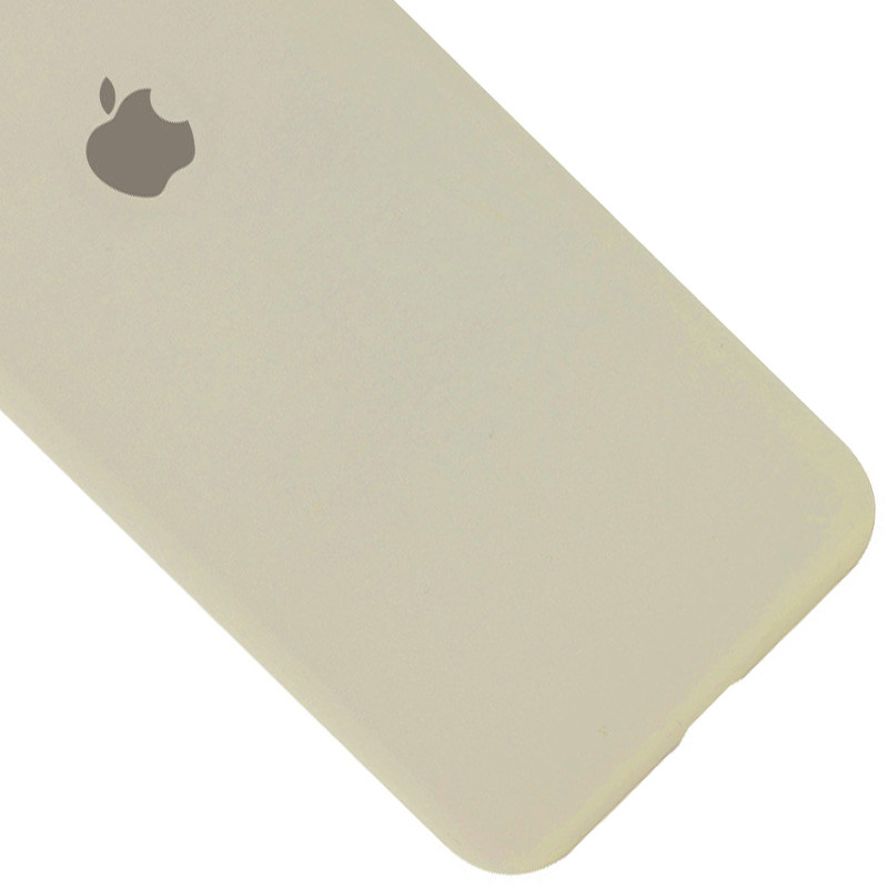 Фото Чехол Silicone Case Full Protective (AA) для Apple iPhone X (5.8") / XS (5.8") (Бежевый / Antique White) в магазине vchehle.ua