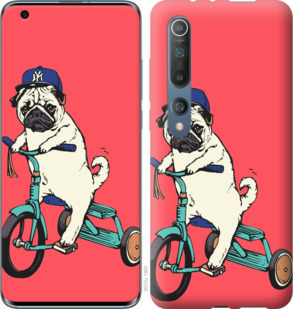 

Чехол Мопс на велосипеде для Xiaomi Mi 10 Pro 919722