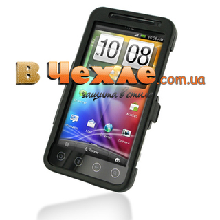 Чехол Pdair Aluminium для HTC EVO 3D (Черный)