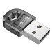 Фото Bluetooth адаптер Hoco UA28 USB (Transparent black) в маназині vchehle.ua