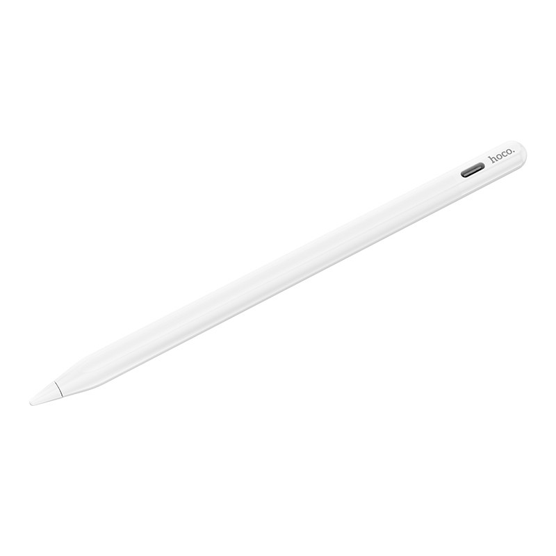 Фото Стилус Hoco GM112 Intelligent anti-lost active capacitive pen with digital display for iP (White) на vchehle.ua