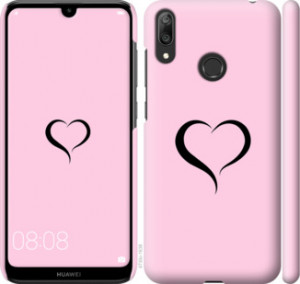Чехол Сердце 1 для Huawei Y7 2019