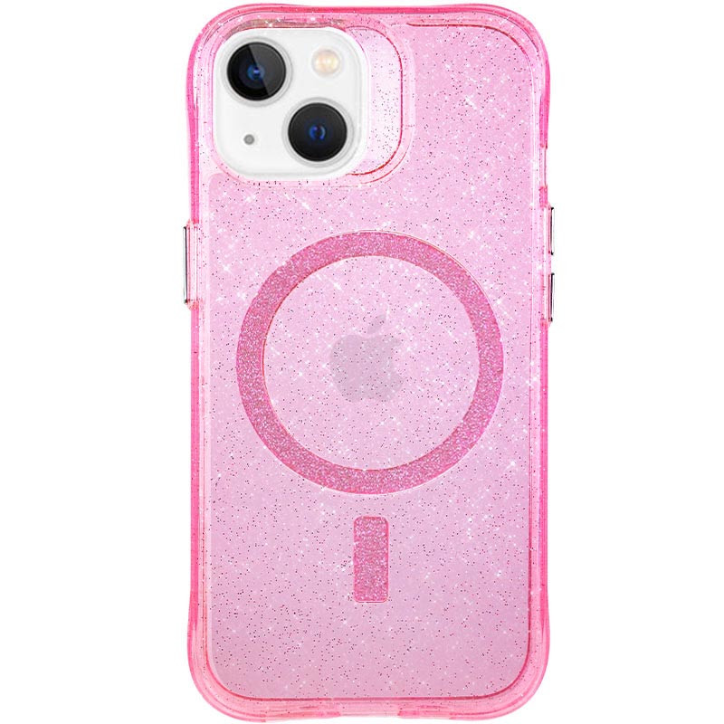 Чохол TPU Radiance with Magnetic safe для Apple iPhone 15 (6.1") (Pink)