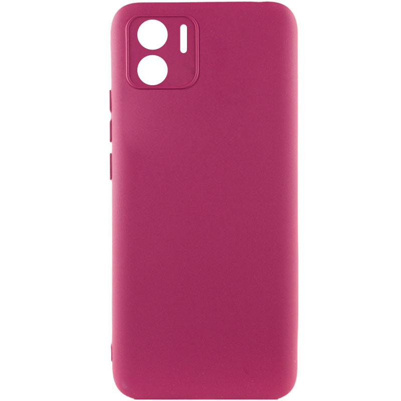 Чохол Silicone Cover Lakshmi Full Camera (A) на Xiaomi Redmi A1 / A2 (Бордовий / Marsala)