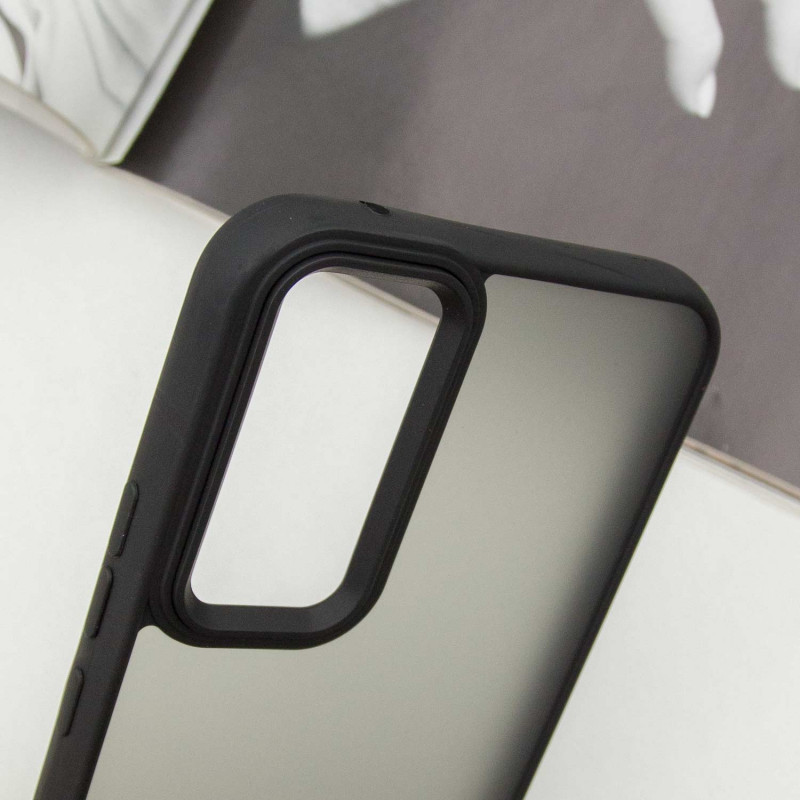 Чохол TPU+PC Lyon Frosted на Samsung Galaxy A55 (Black) в магазині vchehle.ua