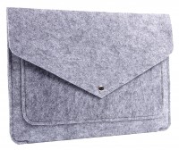 Чехол-конверт с кармашком из войлока GMAKIN (GM07) для для MacBook Retina 13