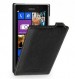 #Кожаный чехол (флип) TETDED для Nokia Lumia 900 (Черный / Black)