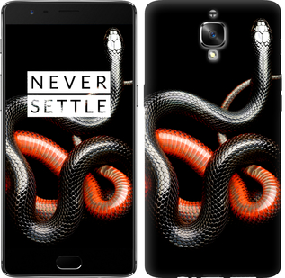 

Чехол Красно-черная змея на черном фоне для OnePlus 3T 482355