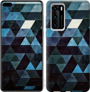 Чехол Треугольники для Huawei P40