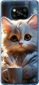 Чехол White cat для Xiaomi Poco X3