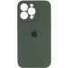 Чехол Silicone Case Full Camera Protective (AA) для Apple iPhone 14 Pro Max (6.7") (Зеленый / Cyprus Green)