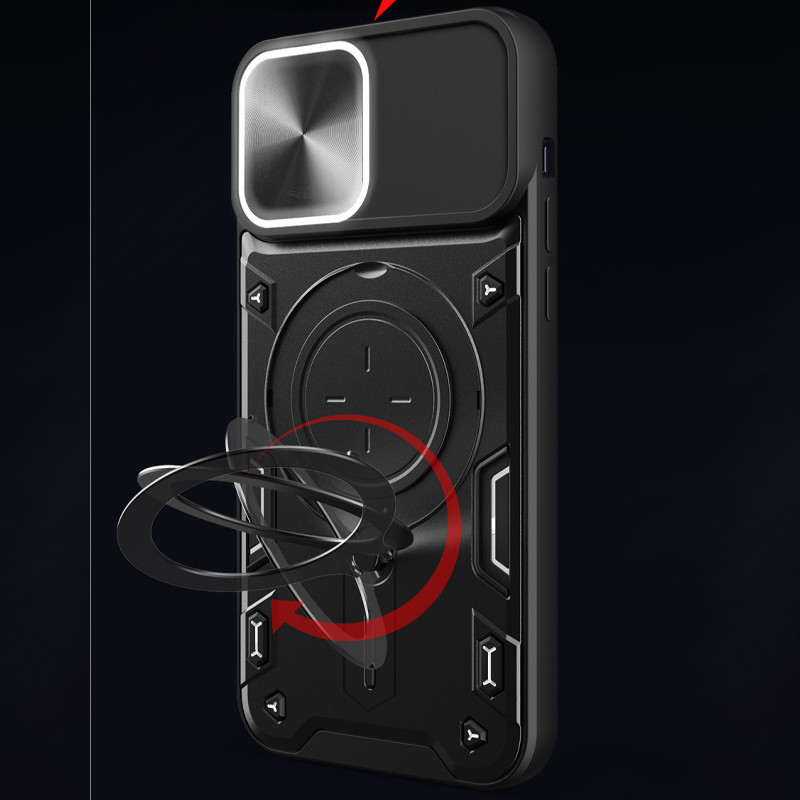 Купити Удароміцний чохол Bracket case with Magnetic на Apple iPhone 11 Pro Max (6.5") (Black) на vchehle.ua