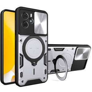 Ударопрочный чехол Bracket case with Magnetic для Xiaomi Redmi Note 14 5G