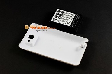 Купить Усиленный аккумулятор + задняя крышка для Samsung Galaxy Note GT-N7000 i9220 (Белый) на vchehle.ua