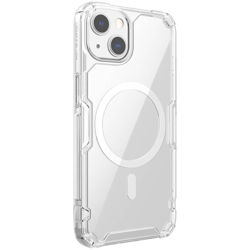 Купить TPU чехол Nillkin Nature Pro Magnetic для Apple iPhone 13 / 14 (6.1") (Бесцветный (прозрачный)) на vchehle.ua