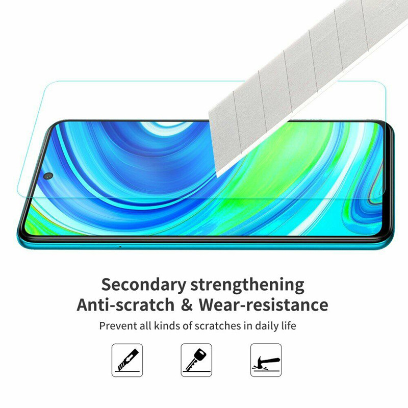 Захисне скло Ultra 0.33mm на Xiaomi Redmi Note 9 / 9s / 9 Pro / 9 Pro Max / Redmi 10X / Note 9T (Прозоре) в магазині vchehle.ua