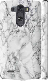 Чохол Мармур білий на LG G3 D855