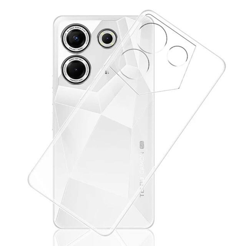 Купить TPU чехол Epic Transparent 1,5mm Full Camera для TECNO Camon 20 Pro (CK7n) (Бесцветный (прозрачный)) на vchehle.ua