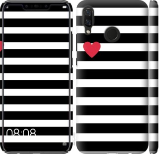 

Чохол Чорно-білі смуги на Huawei Nova 3 752029