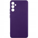 Чехол TPU GETMAN Liquid Silk Full Camera для Samsung Galaxy A36 5G (Темно фиолетовый / Dark Purple)