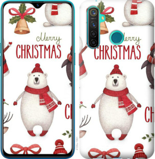 

Чехол Merry Christmas для Realme 5 Pro 919357