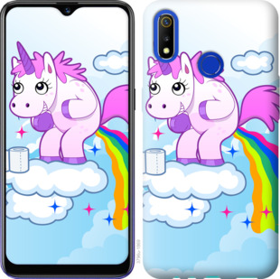 Чехол Единорожка для Realme 3