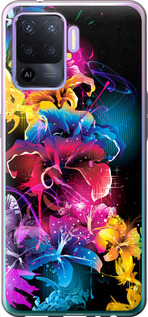 

Чехол Абстрактные цветы для Oppo A94 1634205