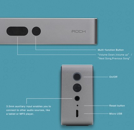Фото Bluetooth колонка Rock Mubox в магазине vchehle.ua