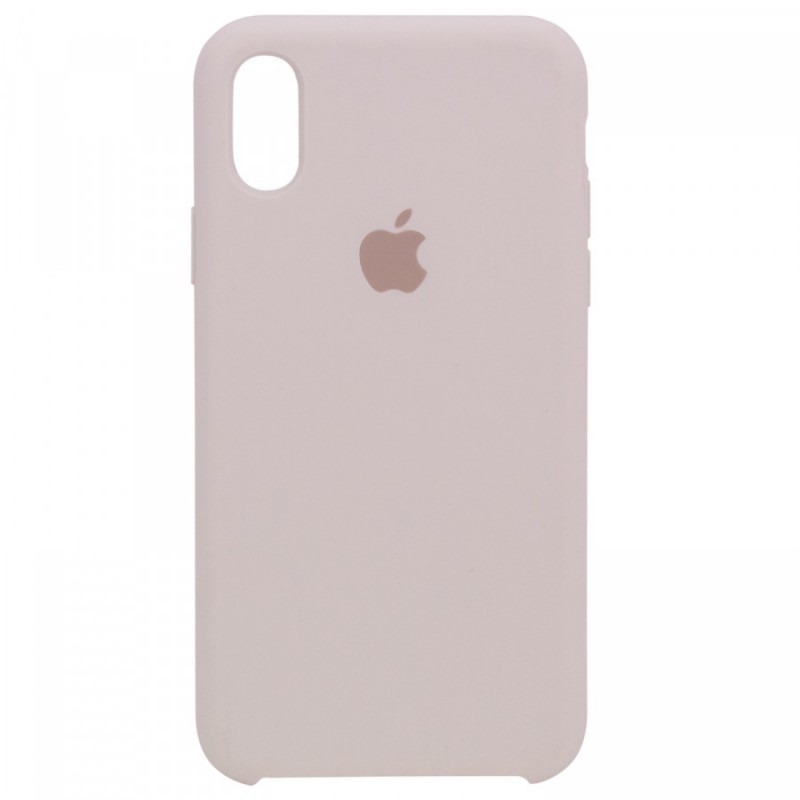 Фото Чехол Silicone Case (AA) для Apple iPhone X (5.8") / XS (5.8") (Розовый / Pink Sand) на vchehle.ua