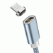 Дата кабель Hoco U40A Magnetic Adsorption USB to Micro USB (1m) (Серый) в магазине vchehle.ua