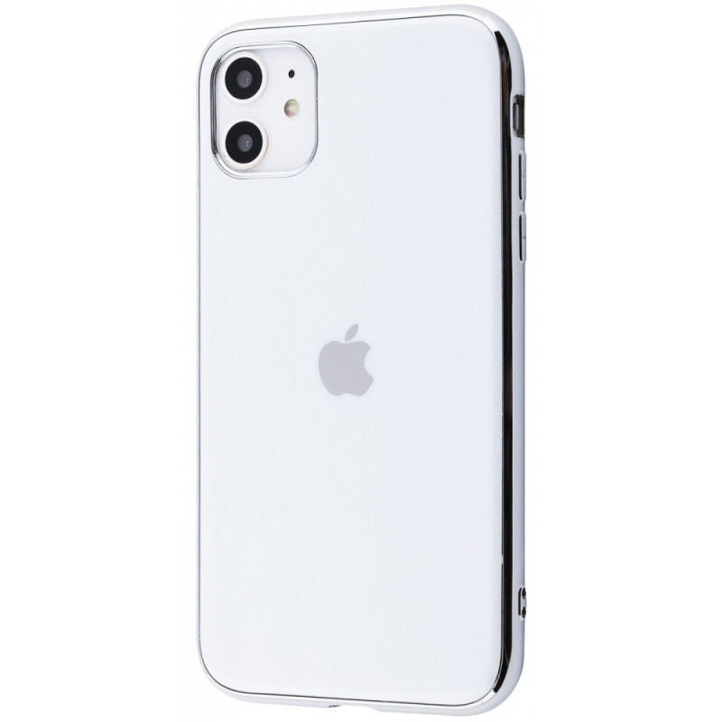 TPU чехол Matte LOGO для Apple iPhone 11 (6.1") (Белый / White)