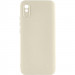 Чохол TPU GETMAN Liquid Silk Full Camera на Xiaomi Redmi 9A (Пісочний / Sand)