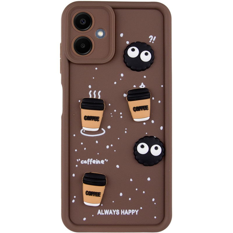 Фото Чехол TPU Toys Case для Samsung Galaxy A06 (Brown / Always Happy) на vchehle.ua