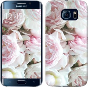 Чехол Пионы v2 для Samsung Galaxy S6 Edge G925F