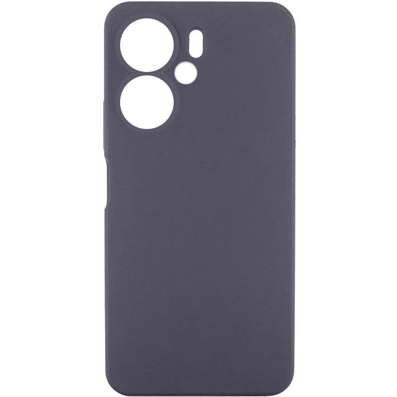 Чохол Silicone Cover Lakshmi Full Camera (AAA) на Xiaomi Redmi 13C 4G/5G / Poco C65 / Poco M6 5G (Сірий / Dark Gray)